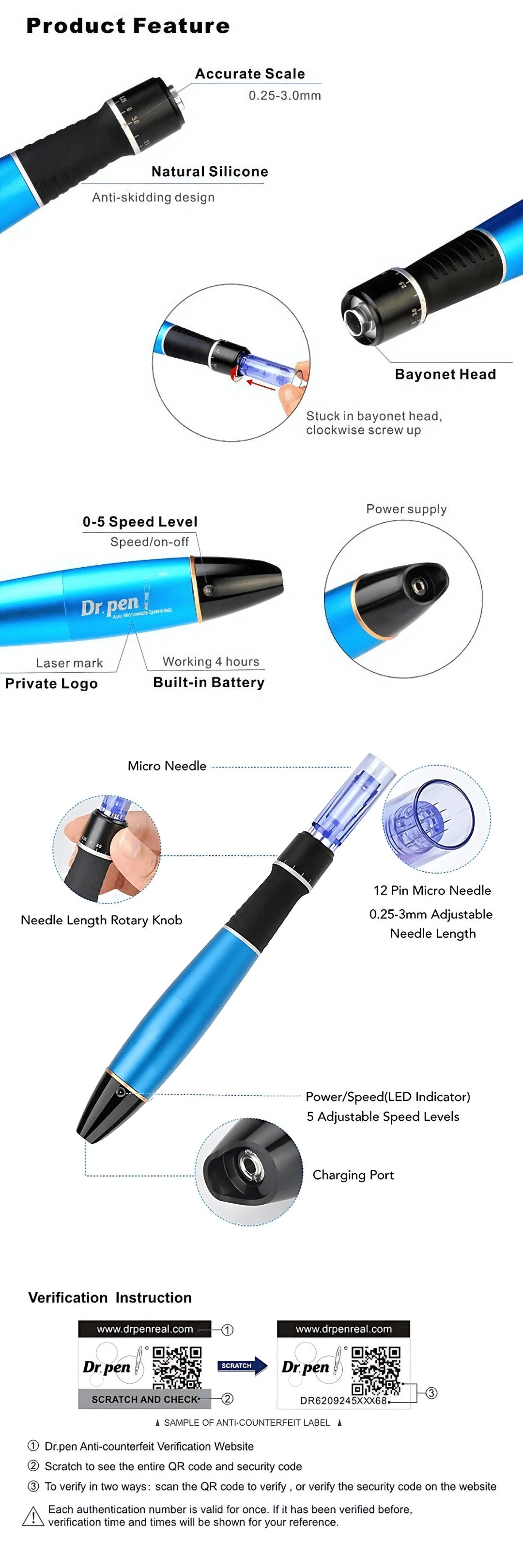 Dr.Pen A1 Wireless Microneedling Pen - Feature Image 1