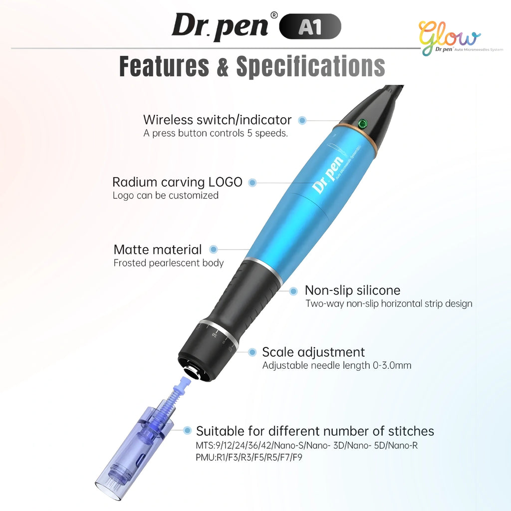 Dr. Pen A1 microneedling pen cartridge detail