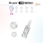 Dr. Pen A10 12 pin replacement cartridge for targeted microneedling on acne marks, pits and stretch marks.