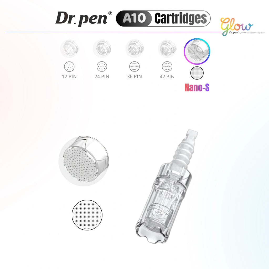 Dr. Pen A10 Nano-S replacement cartridge for gentle serum application and sensitive areas such as the eye area.