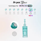 Dr.Pen A6S Nano-R replacement cartridge with round nano tip detail and cartridge body for gentle skin care application.