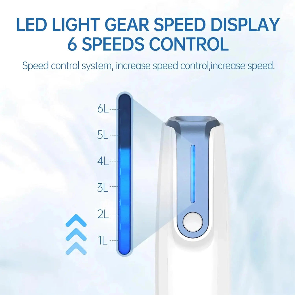 Dr. Pen A9 microneedling pen LED light gear speed display with six adjustable levels for skin care