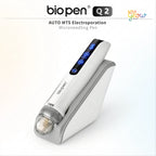 Dr. Pen Bio Pen Q2 3-in-1 EMS LED microneedling tool hero image with induction base