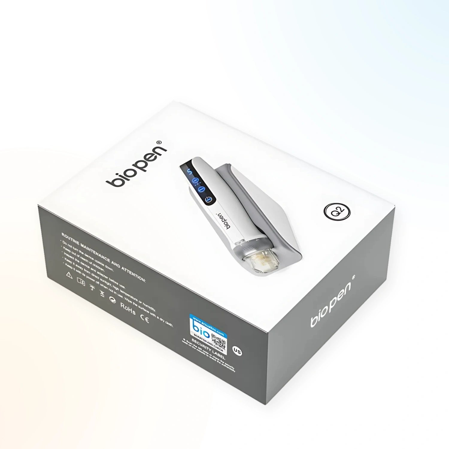 Dr. Pen Bio Pen Q2 microneedling tool retail packaging box with product image
