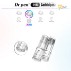 Dr. Pen H6 36 pin replacement cartridge with highlighted multi-needle tip and cartridge close-up