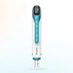 Close up of Dr. Pen H6 chip controlled serum flow system with adjustable liquid dispensing levels