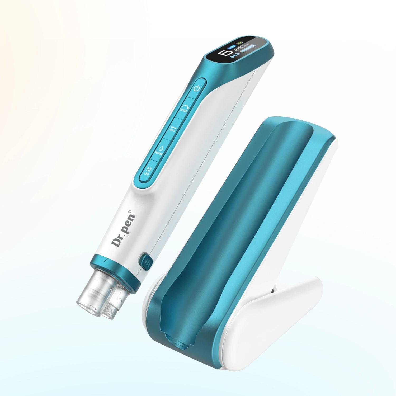 Dr. Pen H6 microneedling pen with retail packaging box showing product design and branding