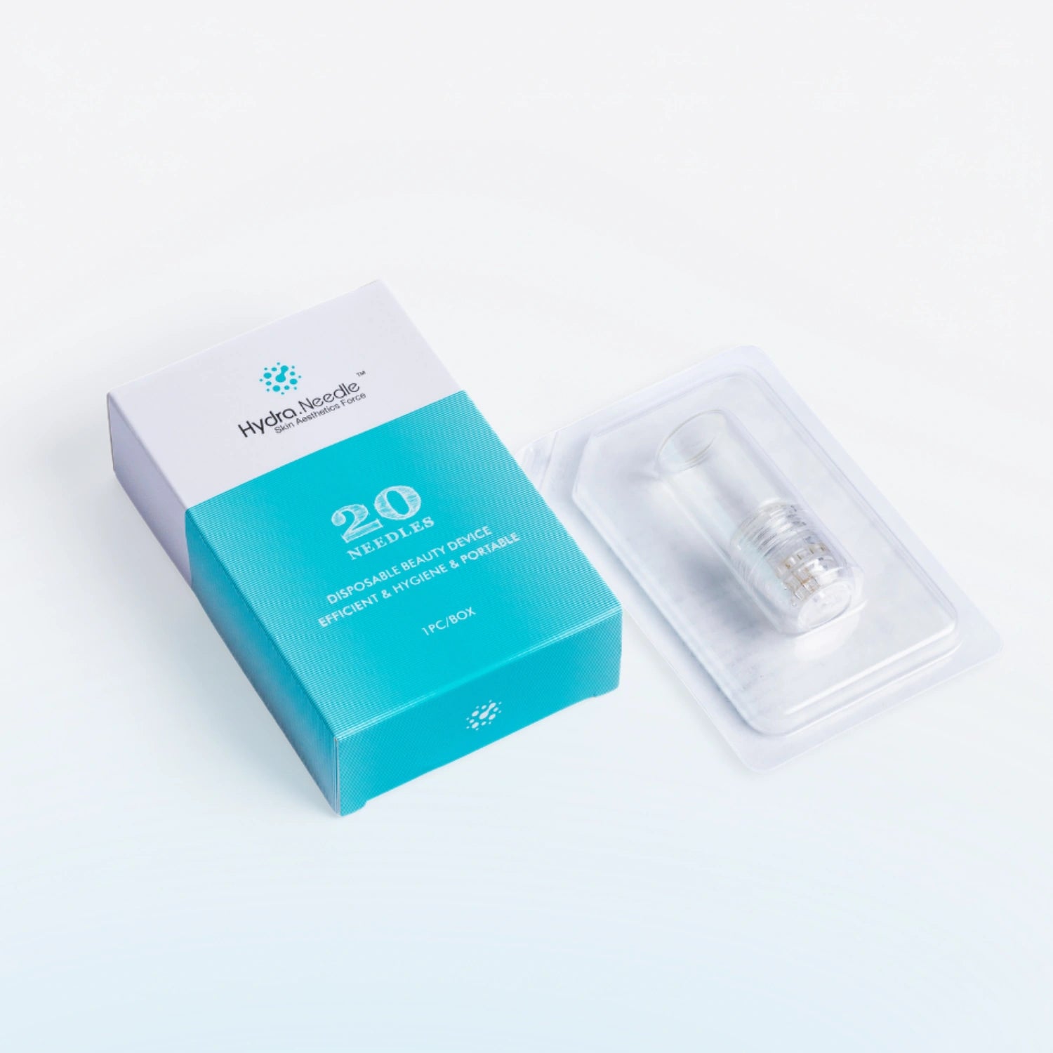 Dr.Pen Hydra Needle HN20 20-pin derma stamp box with blister packed refillable serum vial