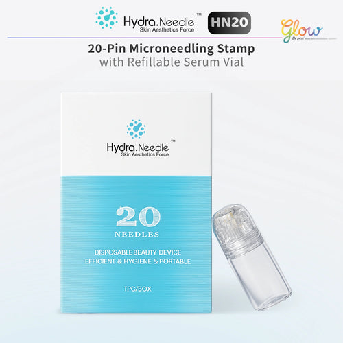 Dr.Pen Hydra Needle HN20 20-pin derma stamp with refillable serum vial and product box