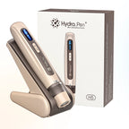 Dr.Pen Hydra Pen H5 Gold microneedling device displayed with retail packaging box
