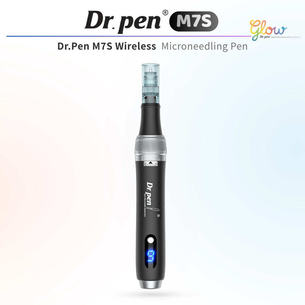 Dr. Pen M7S black wireless microneedling pen hero product image