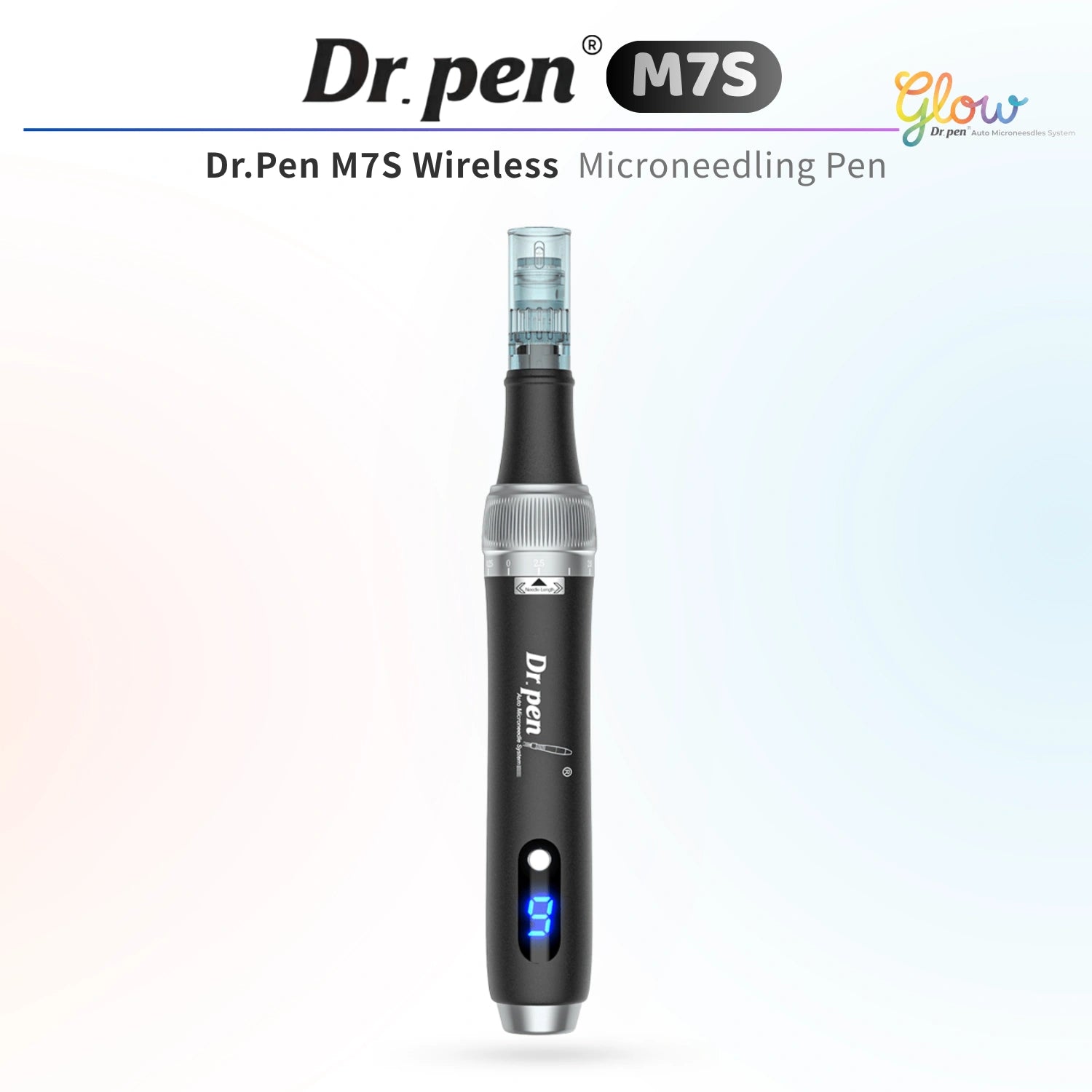 Dr. Pen M7S black wireless microneedling pen hero product image