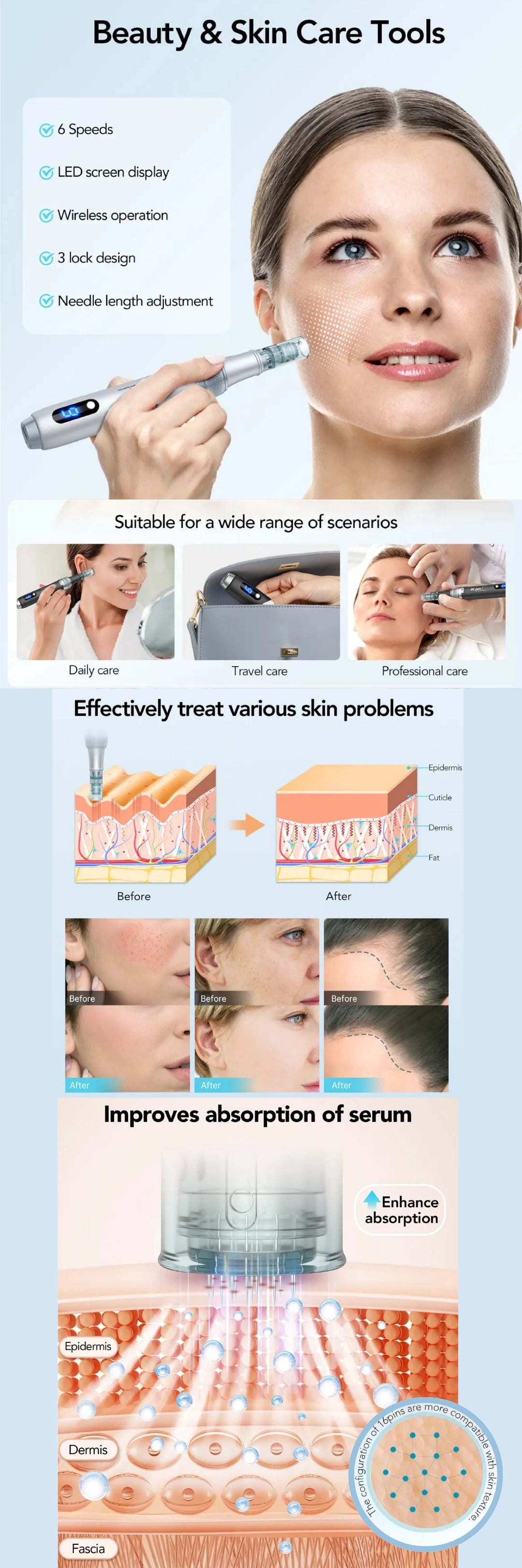 Dr. Pen M7S Black | Wireless Microneedling Pen - Feature Image 1