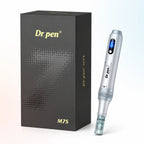 Dr. Pen M7S silver wireless microneedling pen with product box