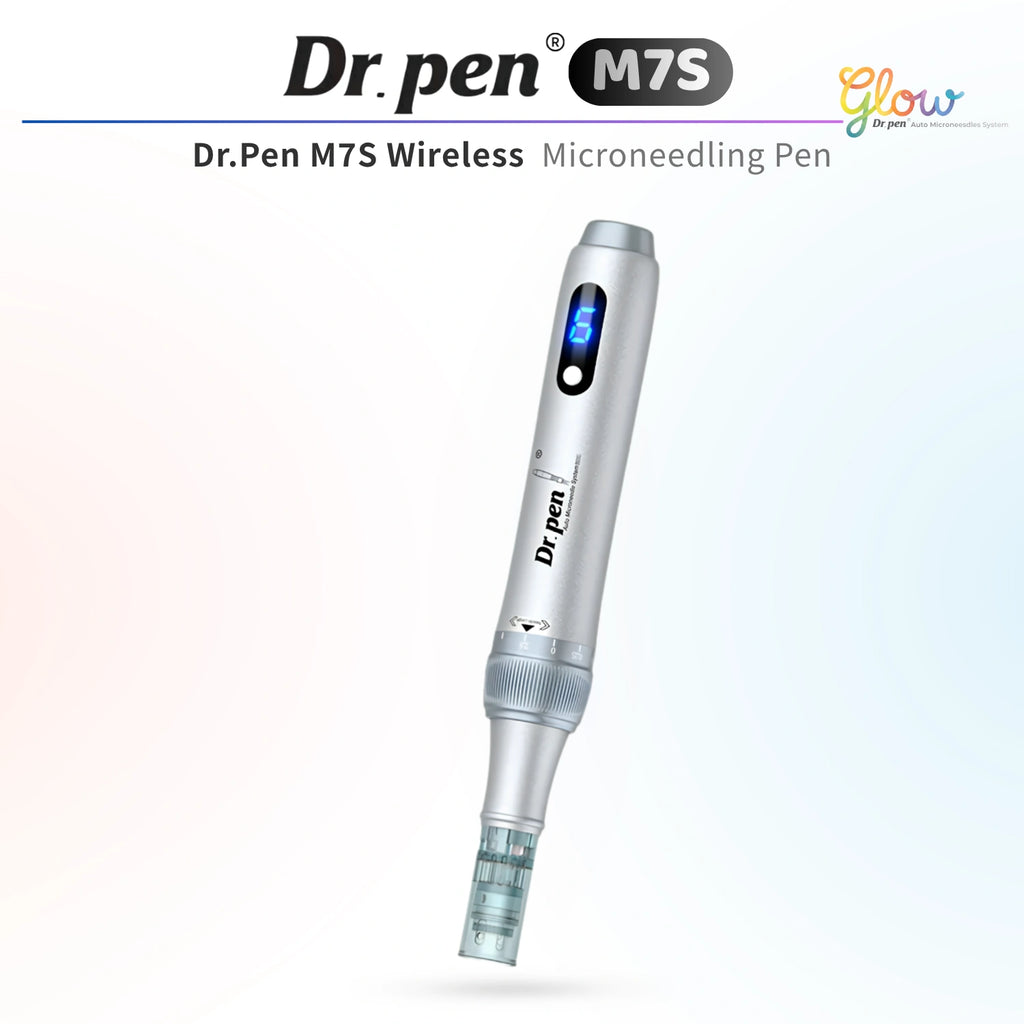 Dr. Pen M7S silver wireless microneedling pen hero product image