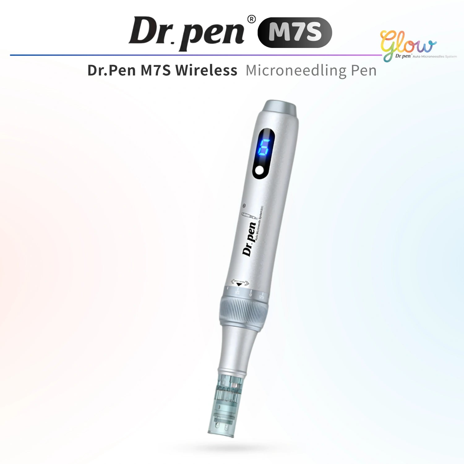 Dr. Pen M7S silver wireless microneedling pen hero product image