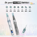 Dr. Pen Glow M8 and M7S replacement cartridges full range showing 11 pin, 16 pin, 24 pin, 36 pin, 42 pin, Nano-S and Nano-R options