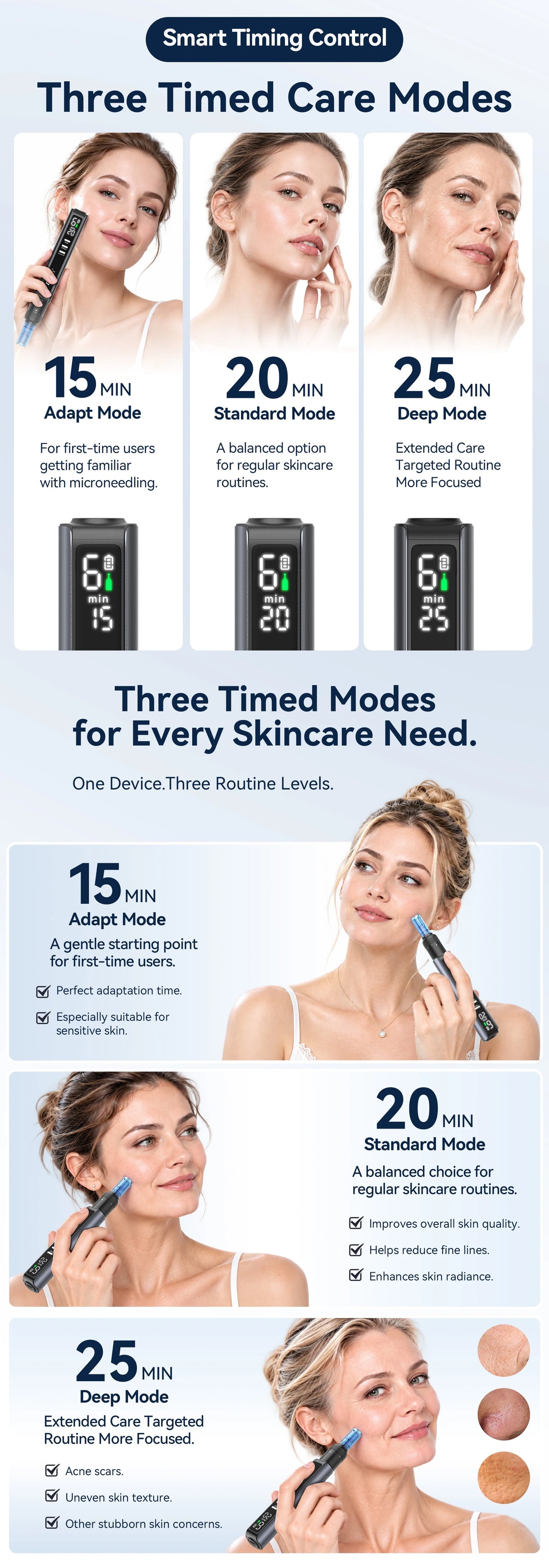 Dr. Pen M8 Max Microneedling Pen – Smart Timer & Auto-Pause Stand - Feature Image 2