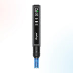 Front view of Dr. Pen M8 Max microneedling pen with digital speed, timer and battery display