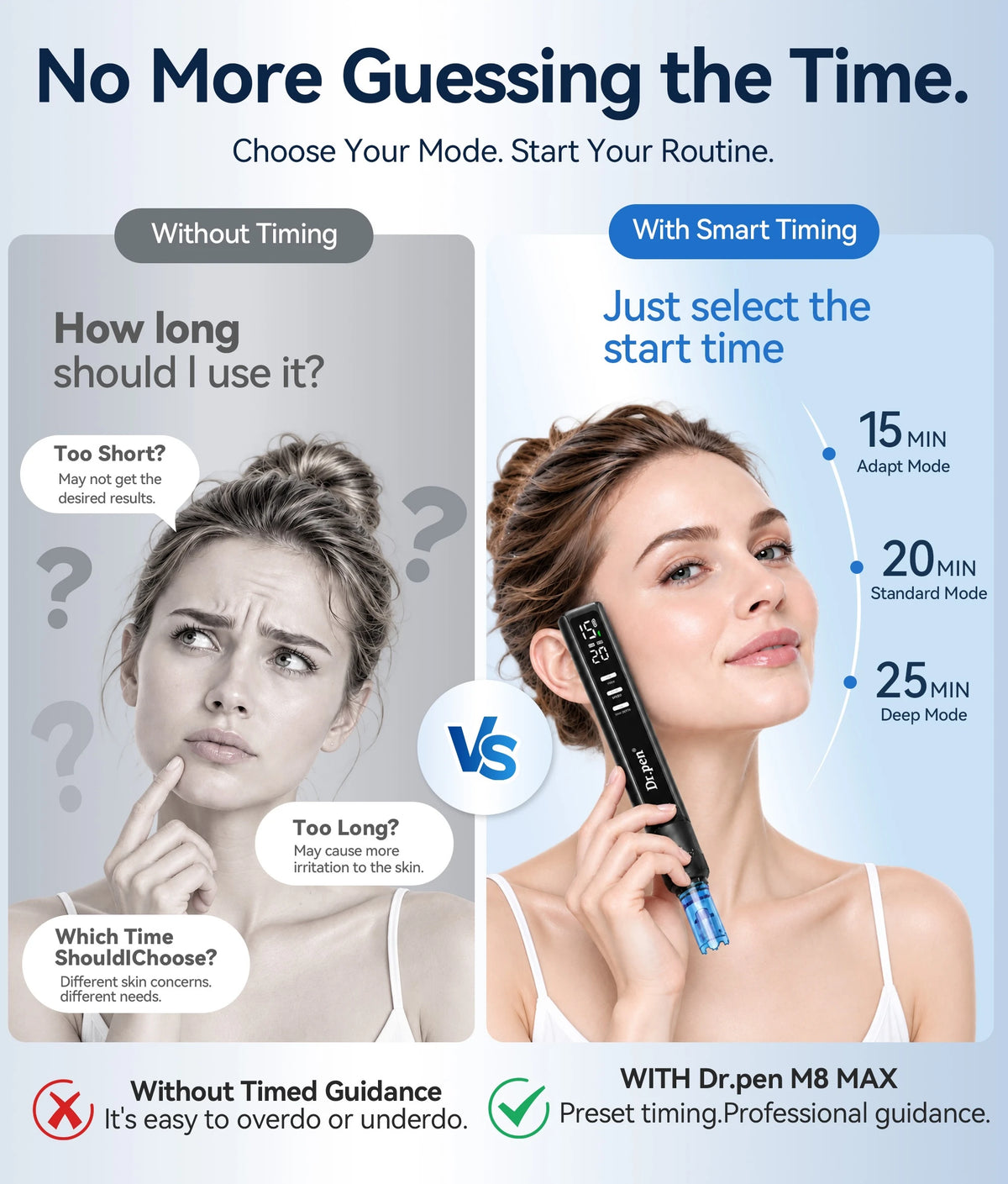 Dr. Pen M8 Max Microneedling Pen – Smart Timer & Auto-Pause Stand - Feature Image 3