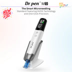 Dr. Pen M9 advanced wireless microneedling pen with smart base, digital display and blue cartridge