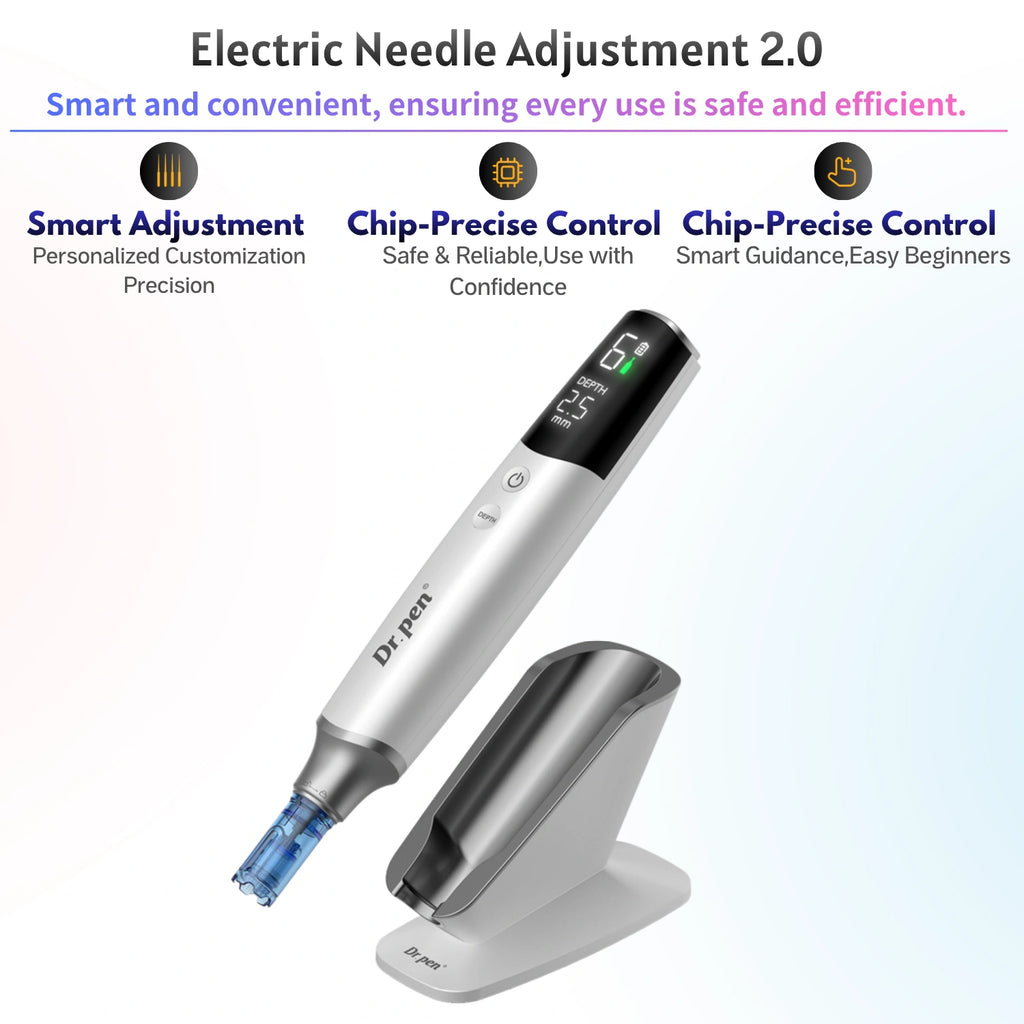Dr. Pen M9 electric needle adjustment 2.0 smart control precision microneedling features overview