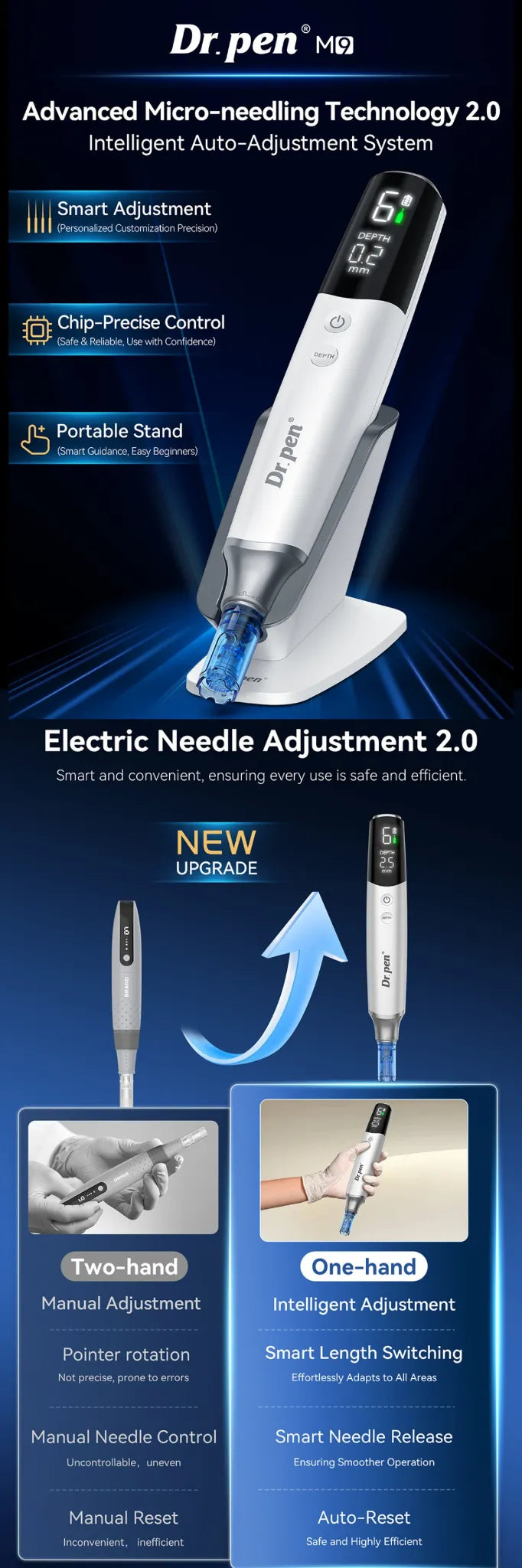 Dr.Pen M9 Advanced Wireless Microneedling Pen - Feature Image 1