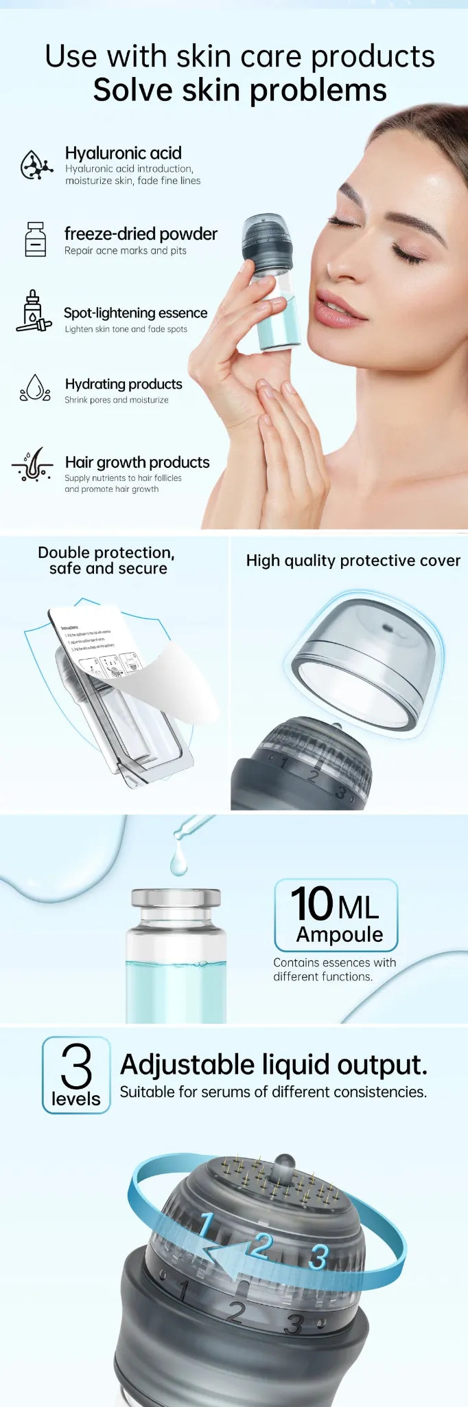 Dr.Pen Hydra Needle HN30 30-Pin Derma Stamp - Feature Image 2